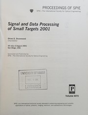 Signal and data processing of small targets 2001 : 30 July-2 August 2001, San Diego, USA /