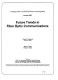 Future trends in fiber optic communications : May 4-5, 1982, Arlington, Virginia : proceedings /