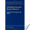 Switching networks : recent advances /