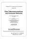 Fiber telecommunications and computer networks : 23-24 September 1986, Cambridge, Massachusetts /