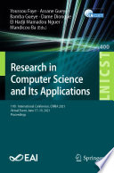 Research in Computer Science and Its Applications : 11th  International Conference, CNRIA 2021, Virtual Event, June 17-19, 2021, Proceedings /