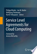 Service level agreements for cloud computing /