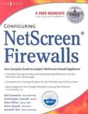 Configuring NetScreen firewalls /