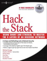 Hack the stack : using snort and ethereal to master the 8 layers of an insecure network /