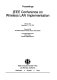 Proceedings : IEEE Conference on Wireless LAN Implementation : Dayton, Ohio, September 17-18, 1992 /