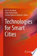 Technologies for Smart Cities /