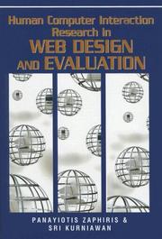 Human computer interaction research in Web design and evaluation /