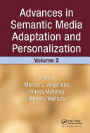 Advances in semantic media adaptation and personalization.