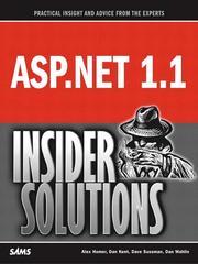 ASP.NET 1.1 insider solutions /