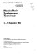 Mobile radio systems and techniques : international Conference, 10-13 September 1984 /