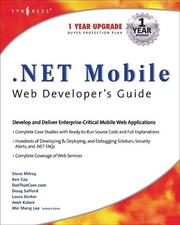 . Net mobile Web developers guide /