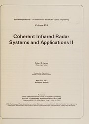 Coherent infrared radar systems and applications II : April 7-8, 1983, Arlington, Virginia /