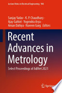 Recent Advances in Metrology  : Select Proceedings of AdMet 2021 /