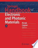 Springer handbook of electronic and photonic materials /