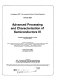 Advanced processing and characterization of semiconductors III : 22-24 January 1986, Los Angeles, California /