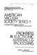 Frontiers in electronic materials & processing : Houston, Texas, November 1985 /