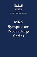 Silicon-on-insulator and buried metals in semiconductors : symposium held November 30-December 3, 1987, Boston, Massachusetts, U.S.A. /