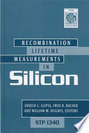 Recombination lifetime measurements in silicon /