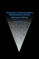 Amorphous and microcrystalline semiconductor devices : optoelectronic devices /