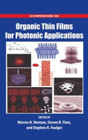 Organic thin films for photonic applications /