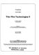 Thin film technologies II : 15-17 April 1986, Innsbruck, Austria /
