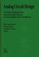 Analog circuit design : RF analog-to-digital converters, sensor and actuator interfaces : low-noise oscillators, PLLs and synthesizers /