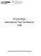 Proceedings : International Test Conference 1996.