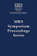 Materials reliability in microelectronics IV : symposium held April 5-8, 1994, San Francisco, California, U.S.A. /