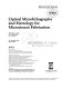 Optical microlithography and metrology for microcircuit fabrication : 27-28 April 1989, Paris, France /