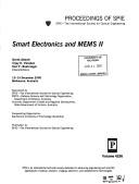 Smart electronics and MEMS II : 13-15 December 2000, Melbourne, Australia /