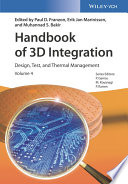 Handbook of 3D integration.