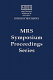 Nano- and microelectromechanical systems (NEMS and MEMS) and molecular machines : symposium held December 2-4, 2002, Boston, Massachusetts, USA /