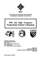 1996 2nd high frequency postgraduate student colloquium /
