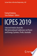 ICPES 2019 : Selected articles from the 9th International Conference on Power and Energy Systems, Perth, Australia /