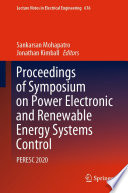 Proceedings of Symposium on Power Electronic and Renewable Energy Systems Control : PERESC 2020 /