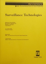Surveillance technologies : 2-5 April 1991, Orlando, Florida /