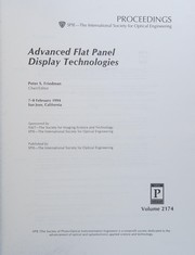 Advanced flat panel display technologies : 7-8 February 1994, San Jose, California /