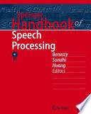 Springer handbook of speech processing /