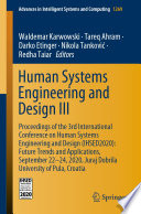 Human Systems Engineering and Design III : Proceedings of the 3rd International Conference on Human Systems Engineering and Design (IHSED2020): Future Trends and Applications, September 22-24, 2020, Juraj Dobrila University of Pula, Croatia /