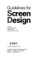 Guidelines for screen design /