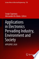 Applications in Electronics Pervading Industry, Environment and Society : APPLEPIES 2020 /
