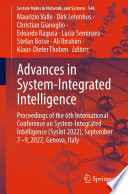 Advances in System-Integrated Intelligence : Proceedings of the 6th International Conference on System-Integrated Intelligence (SysInt 2022), September 7-9, 2022, Genova, Italy /