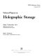 Selected papers on holographic storage /