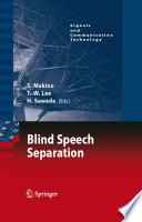 Blind speech separation /