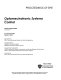 Optomechatronic systems control : 5-7 December 2005, Sapporo, Japan /