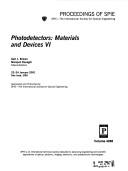 Photodetectors : materials and devices VI : 22-24 January 2001, San Jose, USA /