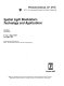 Spatial light modulators : technology and applications : 31 July-1 August 2001, San Diego, USA /