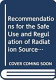 Recommendations for the safe use and regulation of radiation sources in industry, medicine, research and teaching.