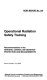 Operational radiation safety training : recommendations of the National Council on Radiation Protection and Measurements.