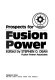 Prospects for fusion power /